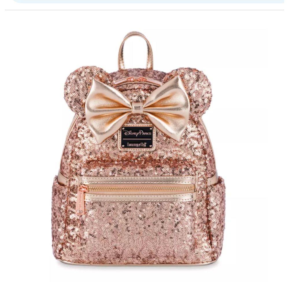 Disney Parks Exclusive - LoungefIy Mini Backpack - Rose Gold